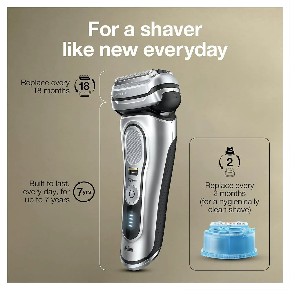 Mens Waterproof Foil Electric Shaver