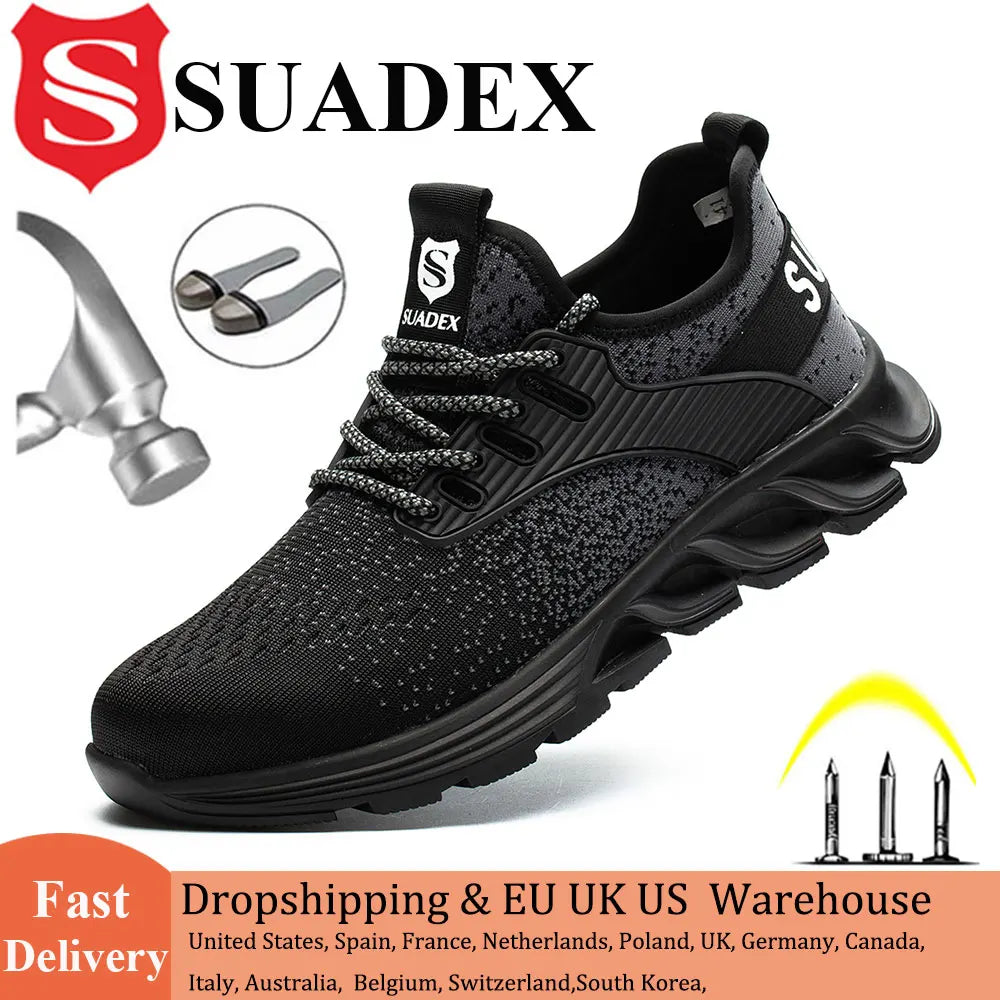 SUADEX Unisex Steel Toed Lightweight